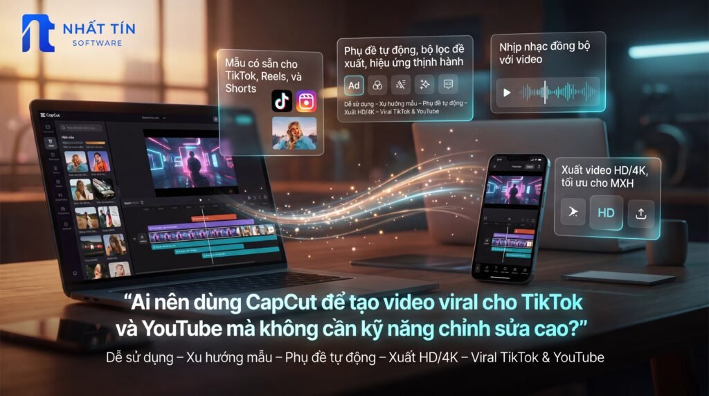 ai nên dùng CapCut,phần mềm edit video cho người mới,công cụ làm video TikTok,phần mềm edit video miễn phí,dựng video ngắn dễ dàng,video marketing tools,CapCut có phù hợp cho người mới không,CapCut có dễ edit video không,cách làm video viral bằng CapCut,CapCut Pro có gì khác bản miễn phí,mua CapCut Pro giá rẻ,