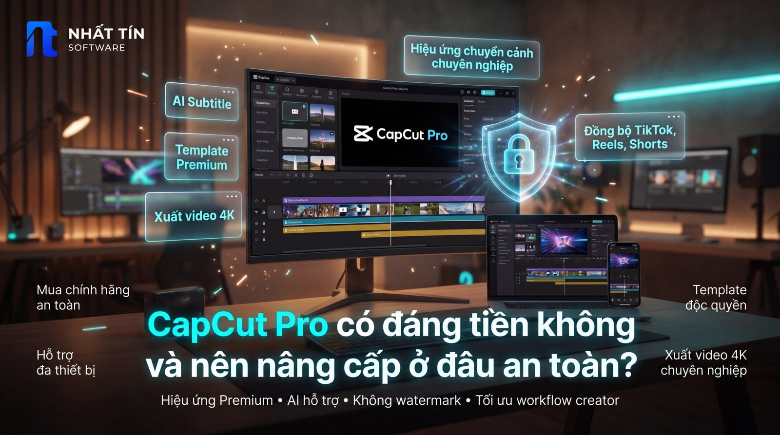 khi nào nên dùng CapCut Pro,nâng cấp CapCut Pro,edit video chuyên nghiệp,phần mềm edit video chuyên nghiệp,công cụ chỉnh sửa video nâng cao,công cụ làm content video,dựng video social media,phần mềm dựng video cho TikToker,khi nào nên nâng cấp CapCut Pro,CapCut Pro có đáng tiền không,mua CapCut Pro giá rẻ,nâng cấp CapCut Pro an toàn,