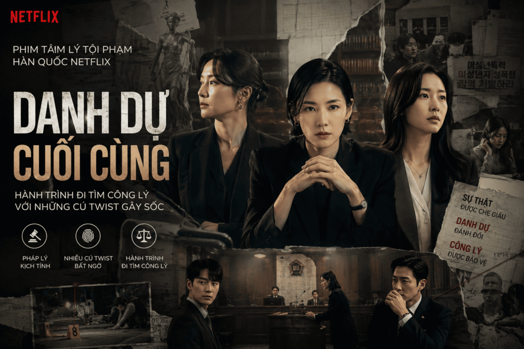 Phim Tâm Lý Tội Phạm Hàn Quốc Netflix: Review Danh Dự Cuối Cùng – Hành Trình Đi Tìm Công Lý Với Những Cú Twist Gây Sốc