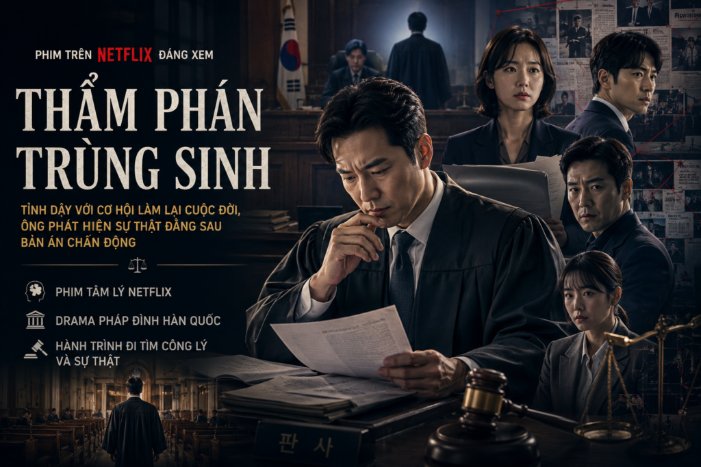 Thẩm Phán Trùng Sinh Netflix – Tỉnh Dậy Với Cơ Hội Làm Lại Cuộc Đời, Ông Phát Hiện Sự Thật Đằng Sau Bản Án Chấn Động Trên Netflix